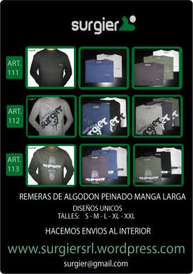 FABRICANTES DE REMERAS SURGIER