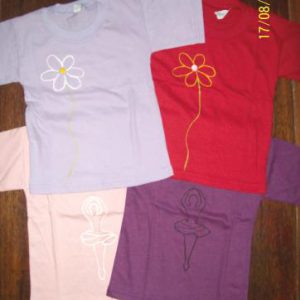 REMERAS bailarinas princesa OTAKUS