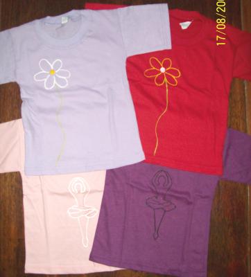 REMERAS bailarinas princesa OTAKUS