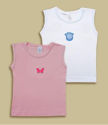 Remera de Bebes - Niños Sin Manga con Apliques