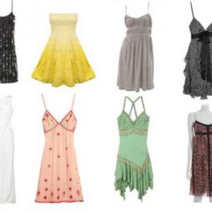 Remeras vestidos babuchas shorcitos musculosas de nenas en la Feria La Salada
