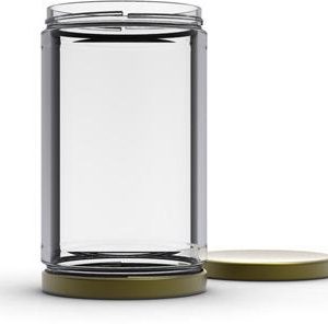 Frascos tapa de plastico a presion para colocar productos a fraccionar