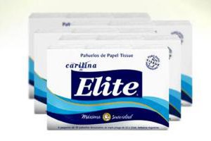 Pañuelos Descartables Carilina Elite Pack X6 Oferta Papel Suaves No Irritan