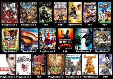 Caratulas de Play Station 2 Comprar por Mayor y Menor Distribuidor de Juegos de Consolas