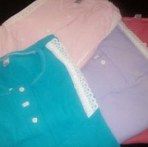 Camisones Talles Especiales 60 Puro Algodon Mayorista de Fabrica Puntilla en Cartera Surtidos