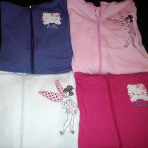 Camperitas Para Nenas $20 Modal con Lycra al Por Mayor Fabricante Bordado de Kitty o Campanita