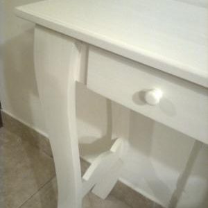 Mesa para Manicura de Madera Ideal Unias Esculpidas Patas Onduladas Cajoncitos Descuento Cantidad