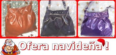 Oferta navideña! 5 bolsos de dama $150