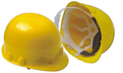 Casco de Seguridad Industrial con Cremallera de Polipropileno de Alto Impacto IRAM Ventas por Mayor