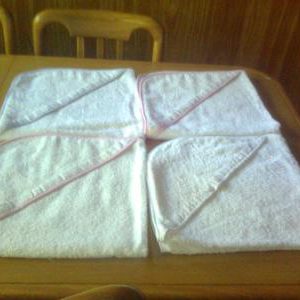 toallas y toallones de bebe con capucha