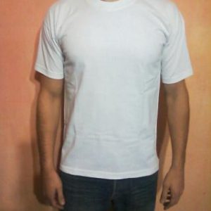 Remeras Blancas para Publicidad $ 8,90 en Once de Fabricante Envia al Interior