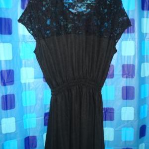 Vestidos de Encaje Fiesta Raso Sedafria Elastizados Manga Corta Larga Moda Mujer