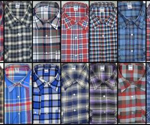 Camisas Simil Levis y Bensimon Broches Perlados Bolsillo Simple o Doble con Tapa