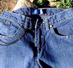 Jeans De Varon Nene Para Chicos Clasicos Tonos Negro Y Asul Talles 1 Al 14