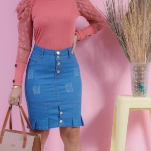 Pollera jeans Brasileira
